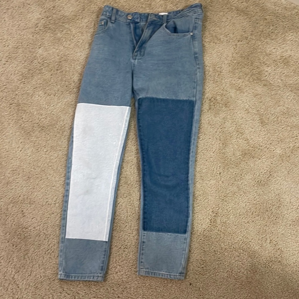 Princess Polly multicolor mom/ straight jeans